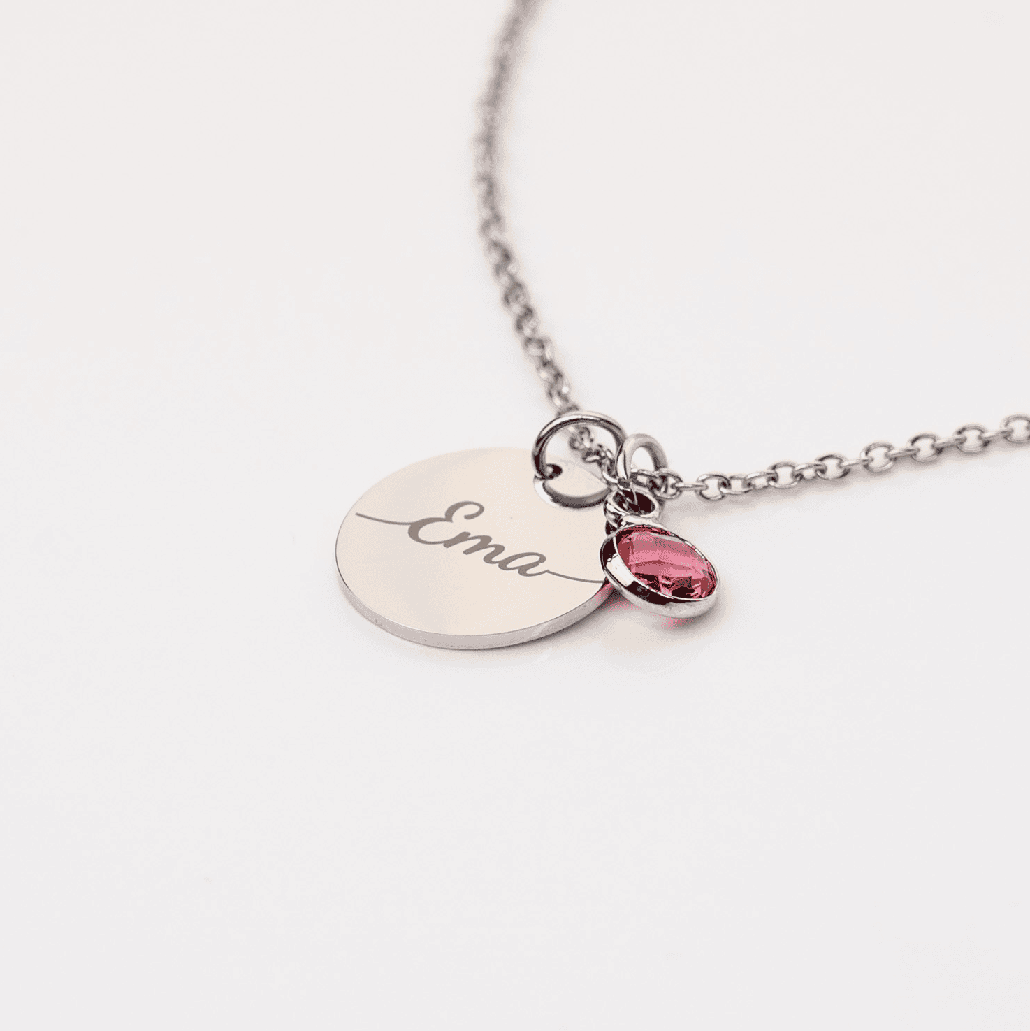 Necklace: Name Birthstone