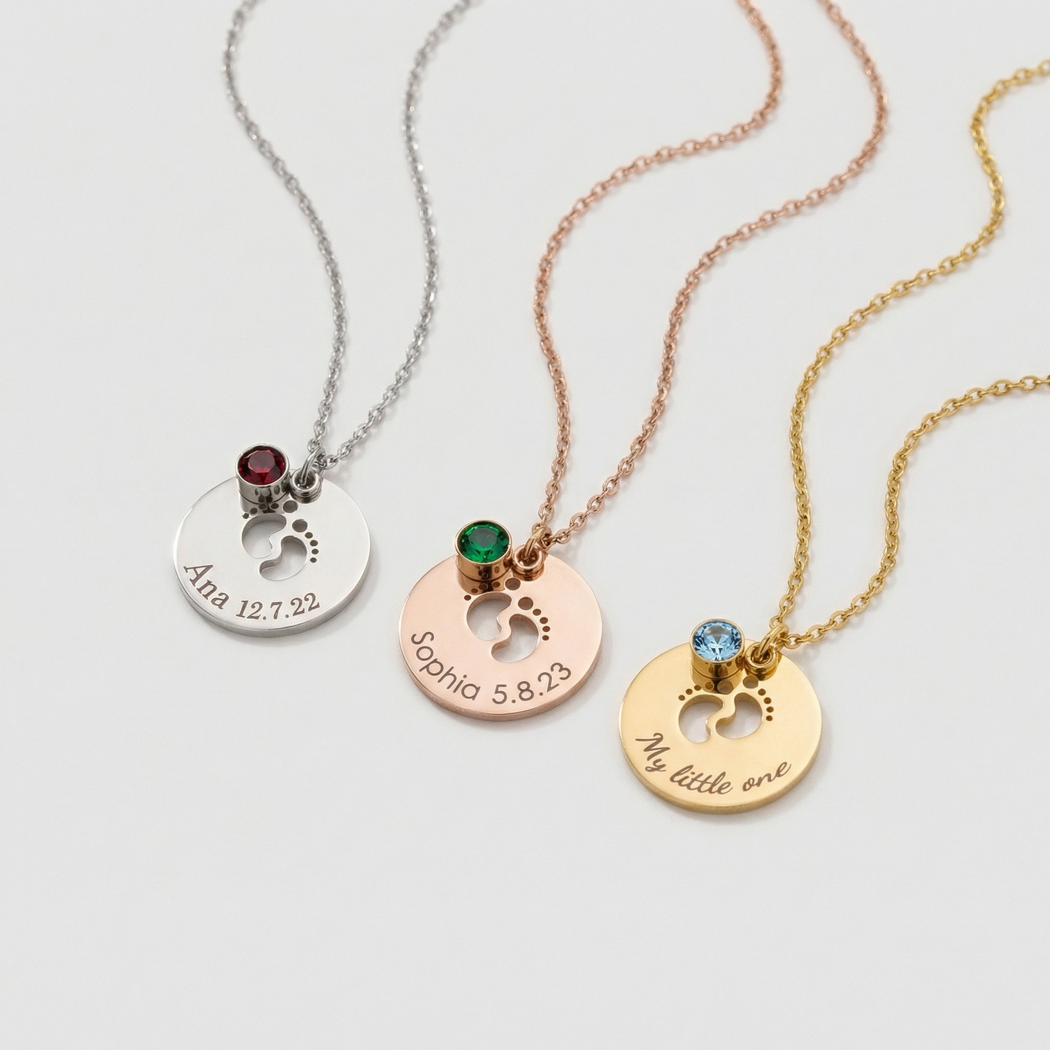 Necklace: Baby Feet